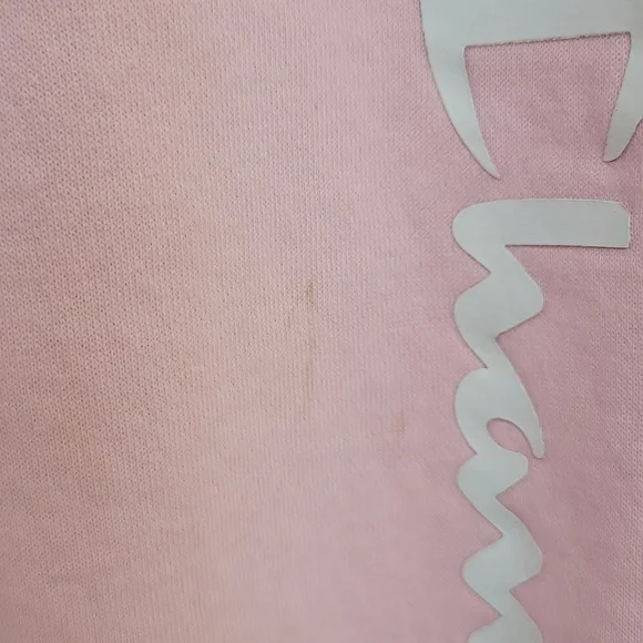 Champion Joggers Sweatpants Graphic Logo Elastic Waist Front Pockets Pink Small - Picture 11 of 16
